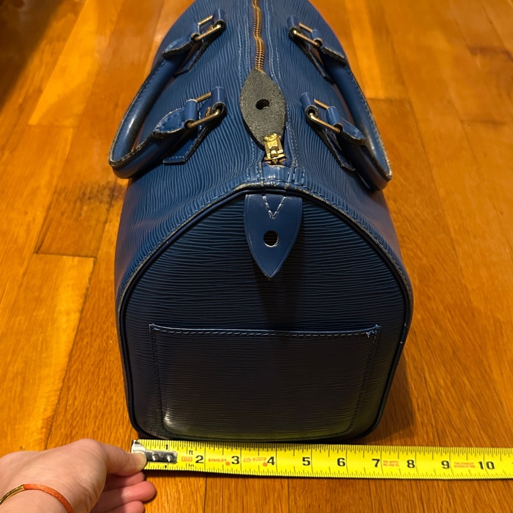 Louis Vuitton Blue Epi Leather Tote - Picture 15 of 16